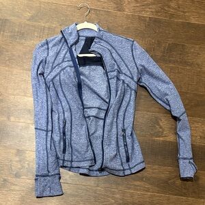 lululemon athletica Heathered Blue Utility Jacket